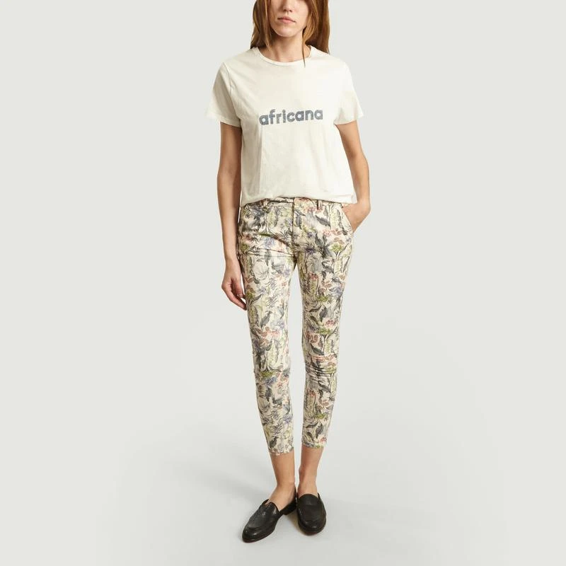 Reiko Sandy Floral Print 7/8 Length Trousers Tropical Skin REIKO 4