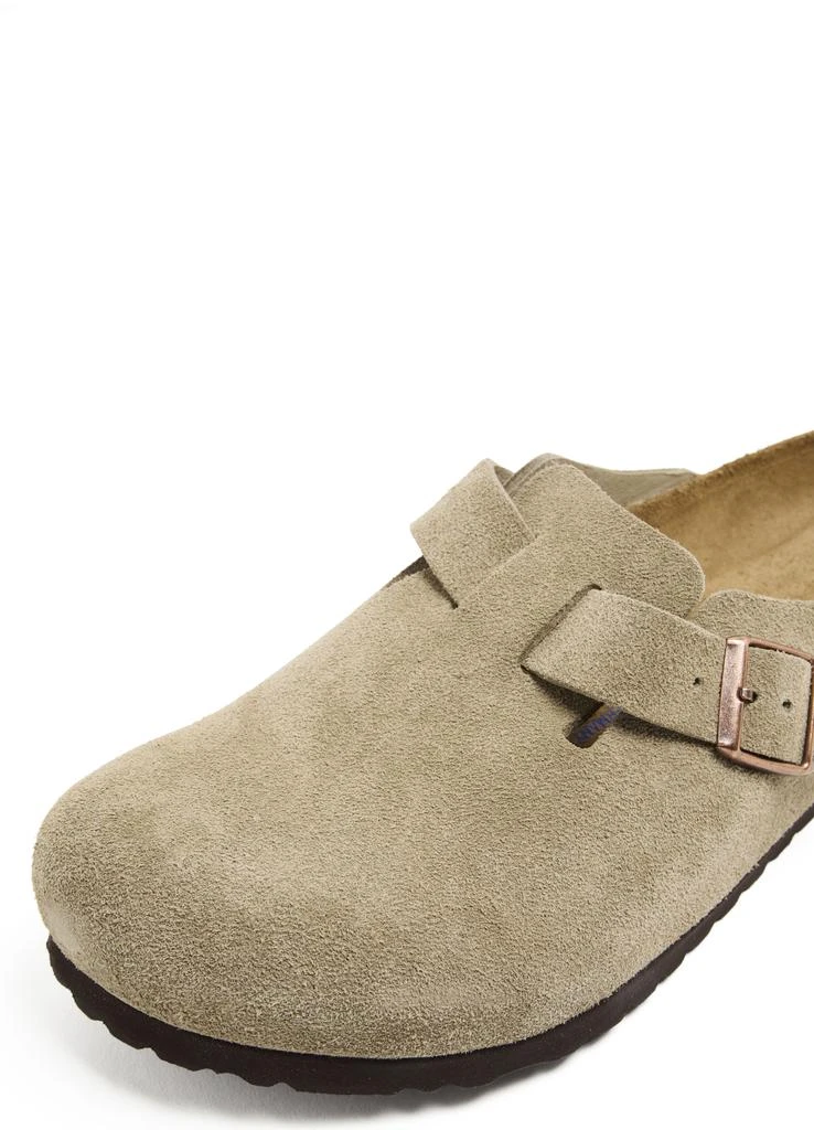 Birkenstock Boston suede leather clogs 6