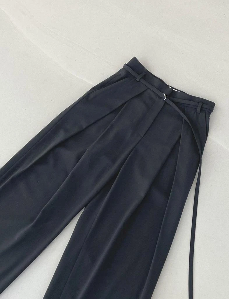 Pixie Market Zoe Belted Pants in Black-BESTSELLER 4
