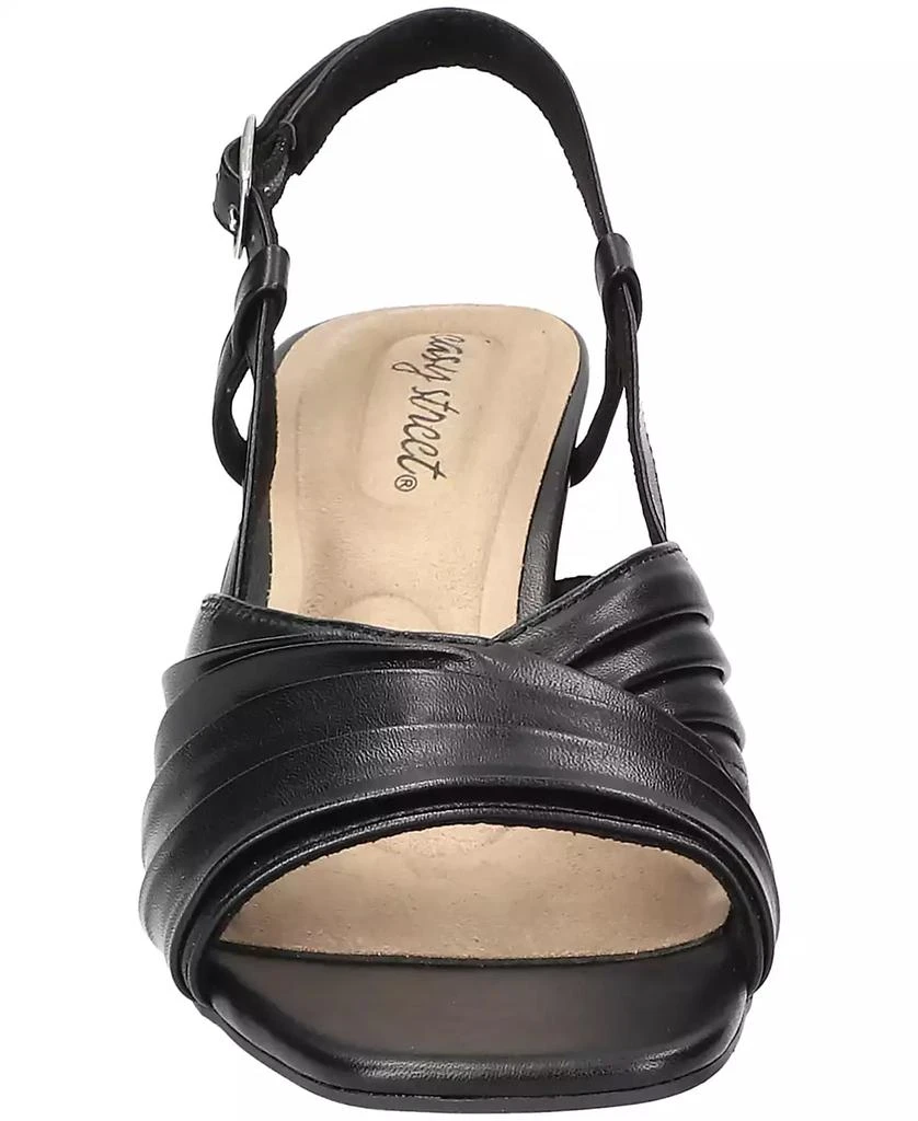 Easy Street Women's Lucie Square Toe Sandals 8