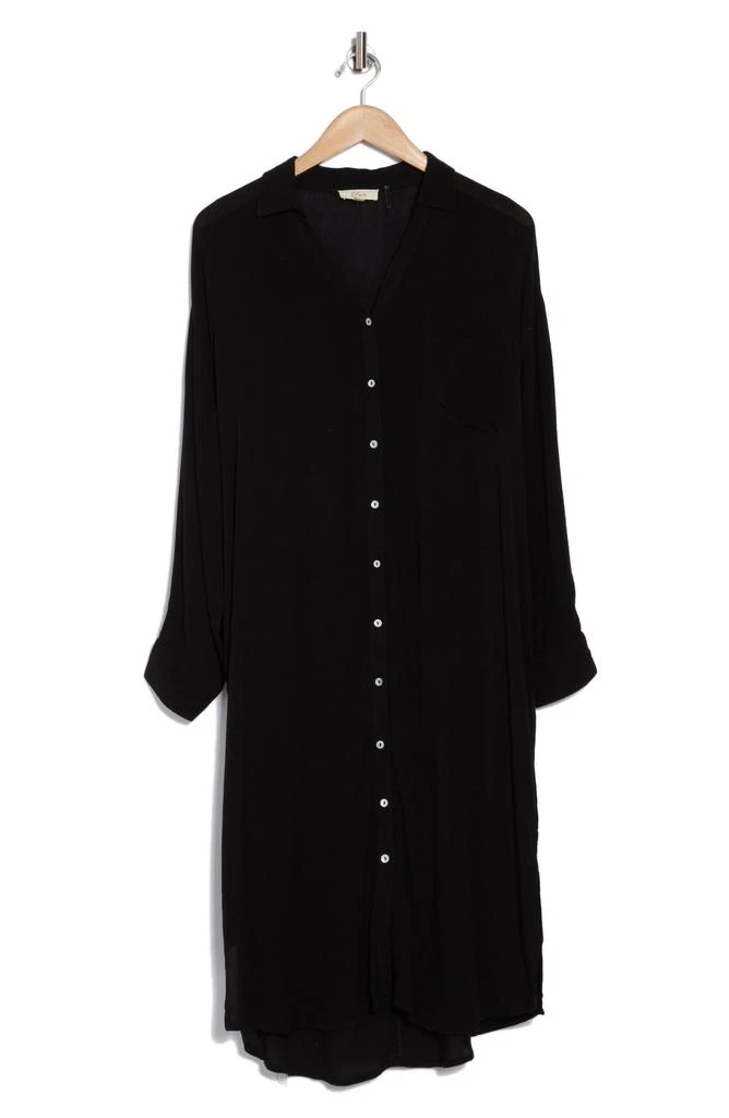 Elan Gauze Cover-Up Shirtdress 3