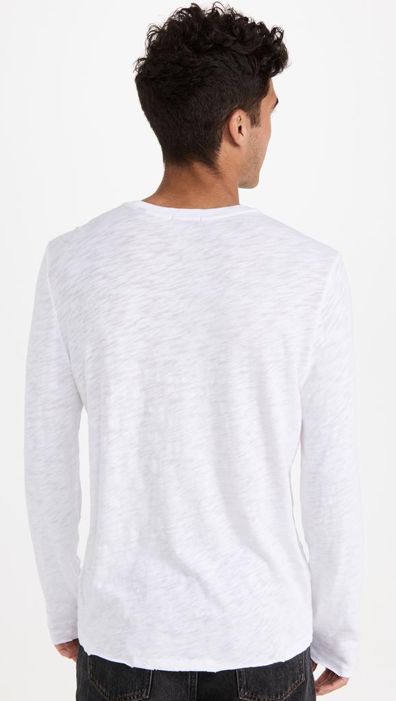 ATM Anthony Thomas Melillo Slub Jersey Destroyed Wash Crew Neck Tee