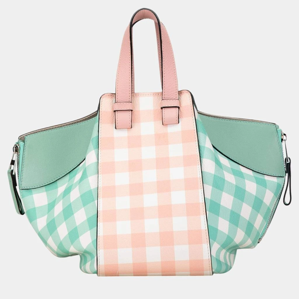 Loewe Loewe Multicolor Leather Small Hammock Gingham Bag 3