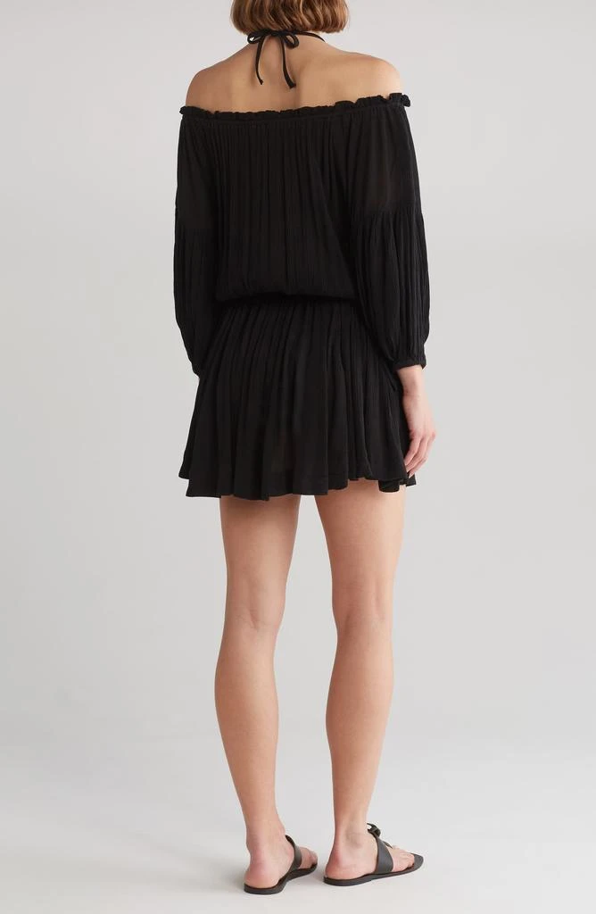 Elan Off the Shoulder Long Sleeve Cover-Up Dress 2