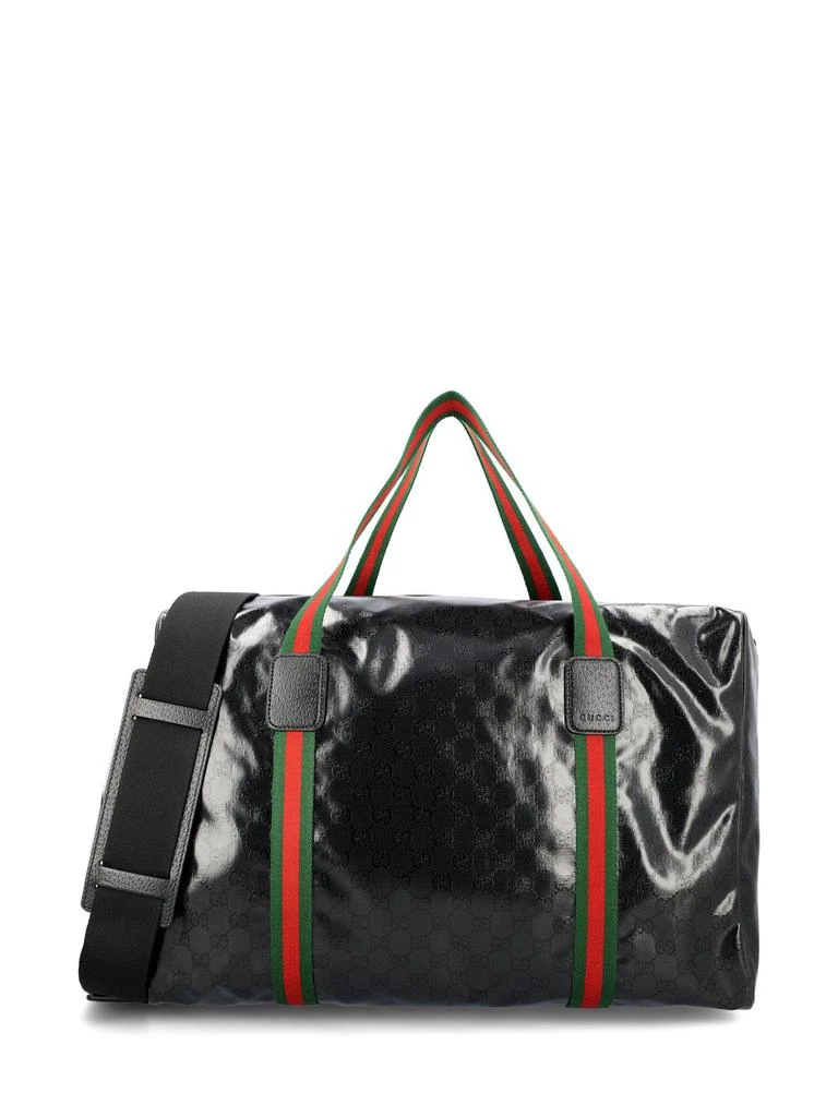 Gucci Gucci Web Detailed Large Duffle Bag 1