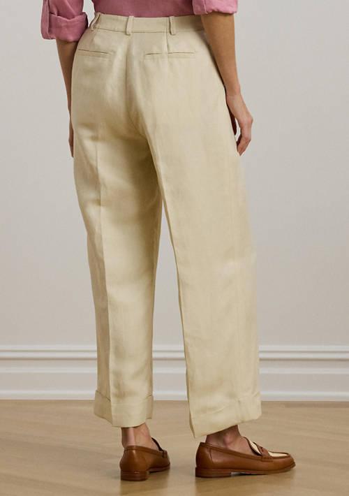 Ralph Lauren Ralph Lauren Petites Linen Blend Twill Wide Leg Pants