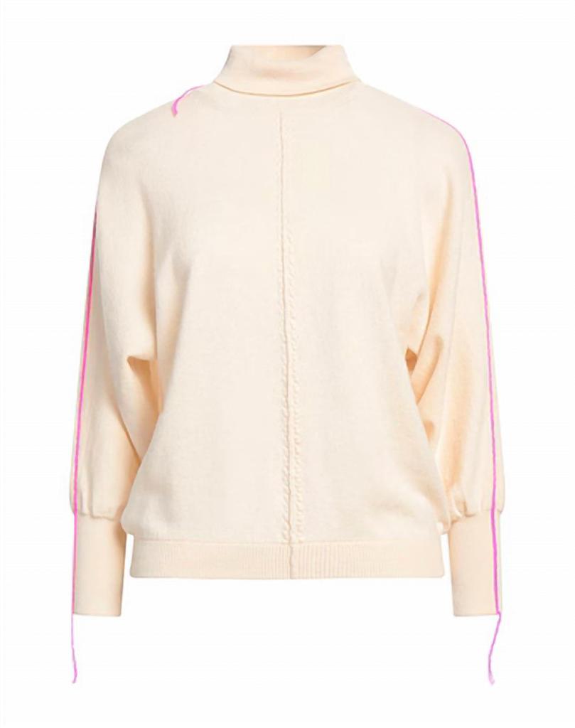 Nude Nude - Piped trim turtle neck