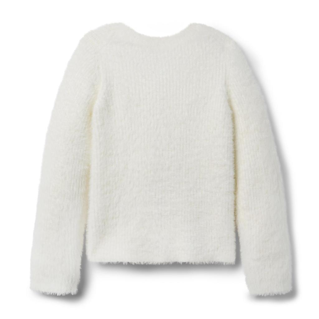 Janie and Jack Ivory Button Down Cardigan (Toddler/Little Kid/Big Kid)