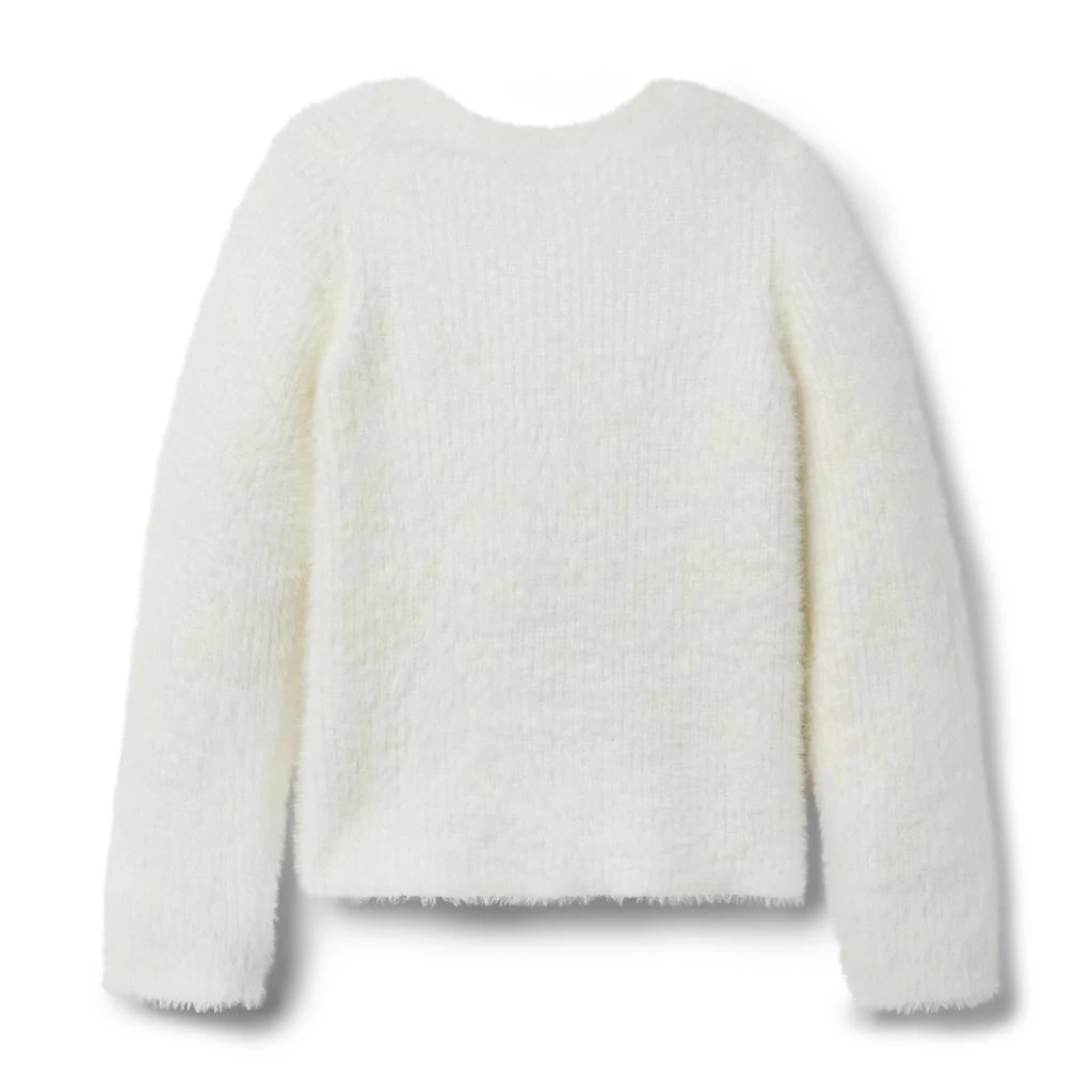 Janie and Jack Ivory Button Down Cardigan (Toddler/Little Kid/Big Kid) 2