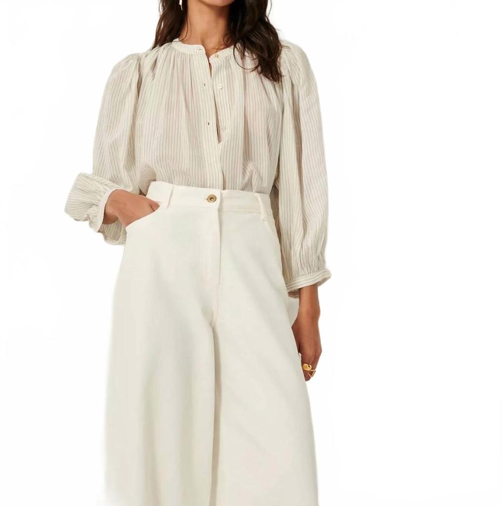 SESSUN Lucy Top In Black/ White