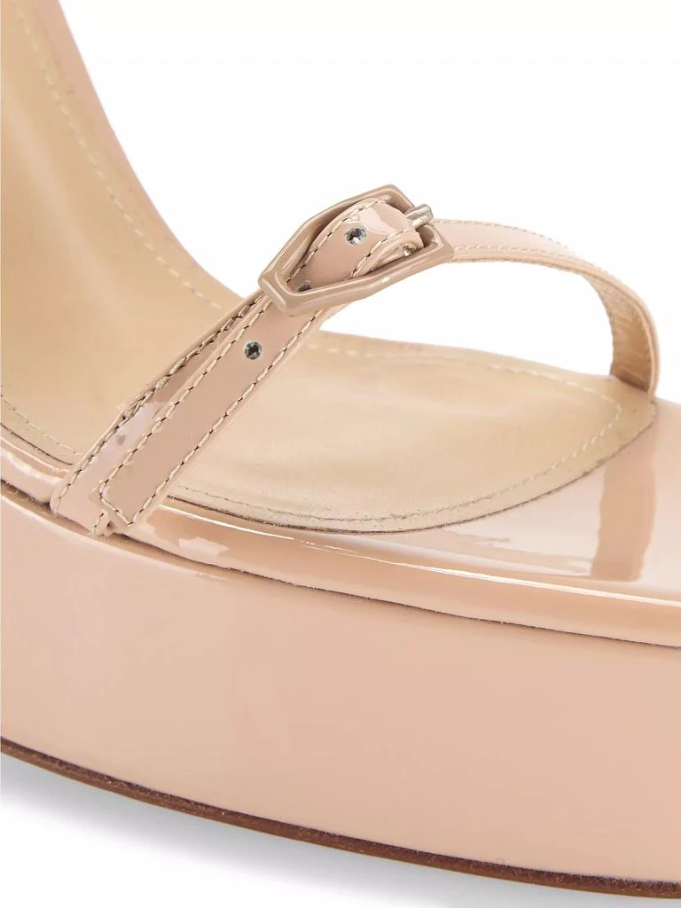 Paul Andrew Slinky Patent Leather Platform Sandals 6