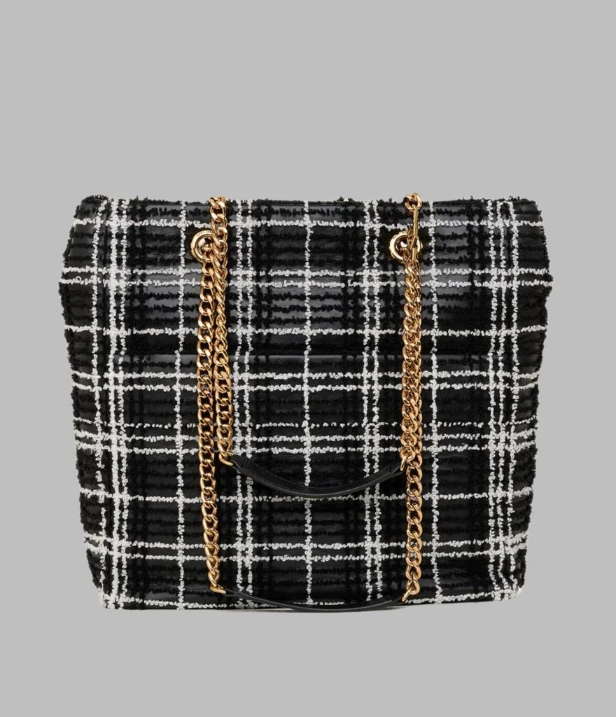 Karl Lagerfeld Paris LAFAYETTE CHENILLE PLAID TOTE 2