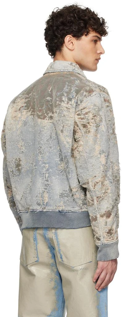 Diesel Gray D-Muddy-Fsf Denim Jacket 3