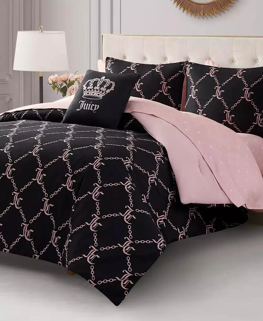 Juicy Couture Logo Link 6-Pc. Comforter Set 2