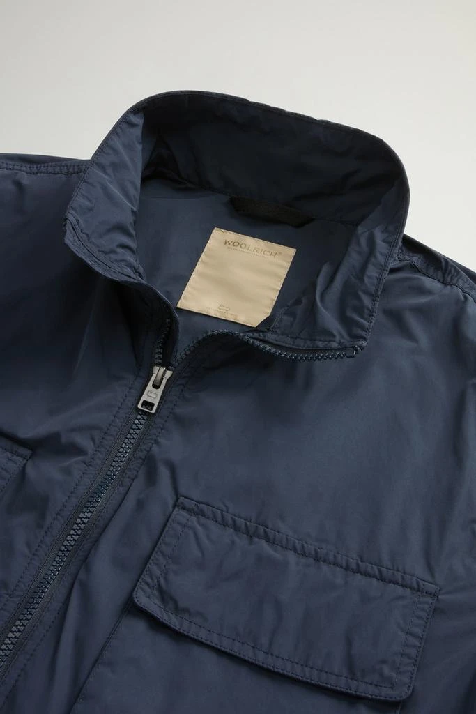 Woolrich Garment-Dyed Field Jacket in Peached Urban Touch - Men - Blue 6