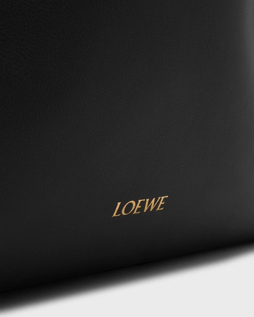 Loewe Flamenco XL Clutch Bag in Napa Leather with Golden Foil Anagram 5
