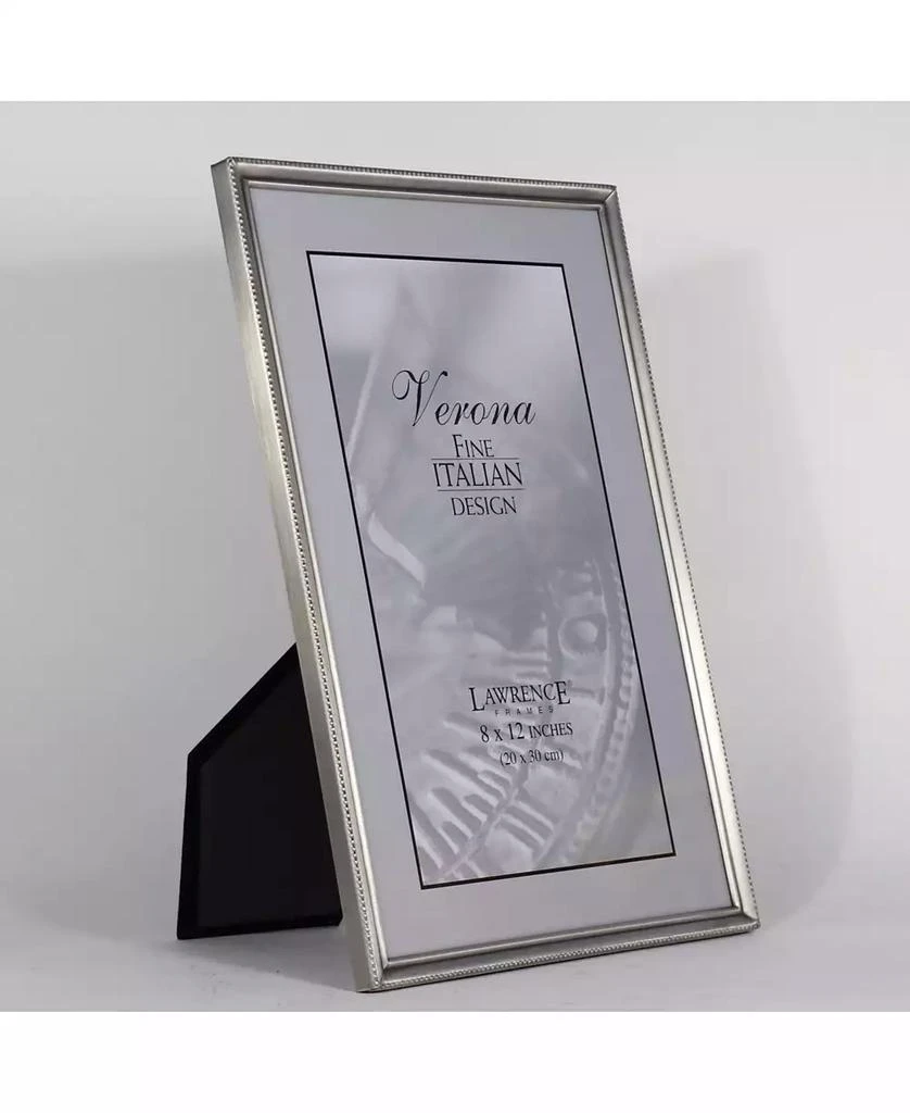 Lawrence Frames Antique Pewter Picture Frame - Bead Border Design - 8" x 12" 2