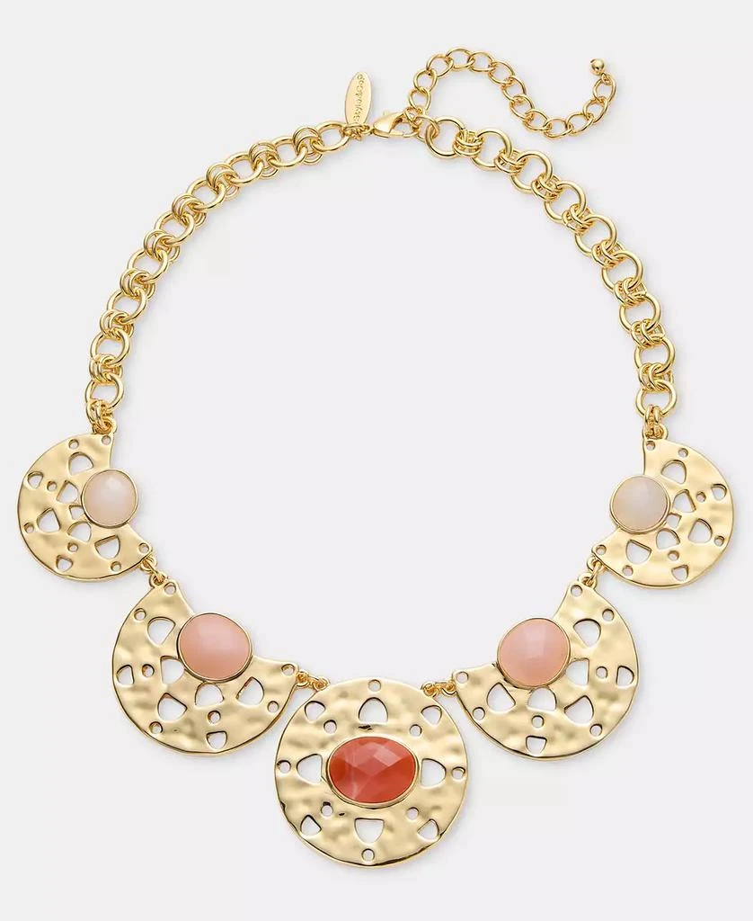 Style & Co Gold-Tone Pendant Link Necklace, Macy's Exclusive