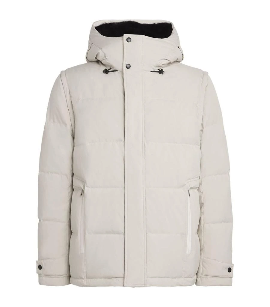 Yves Salomon Mink-Lined Down Coat 1