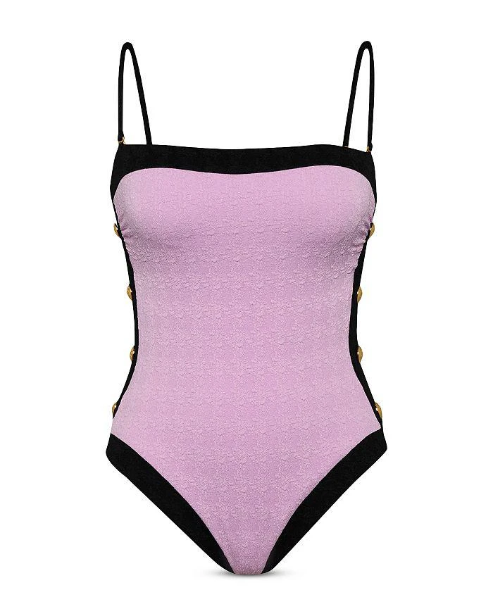 L'Agence Tory Bandeau One Piece Swimsuit 6