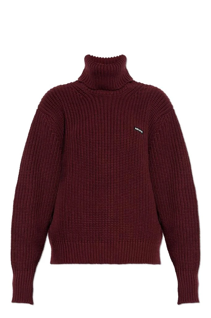 ROTATE Birger Christensen Turtleneck with logo 1
