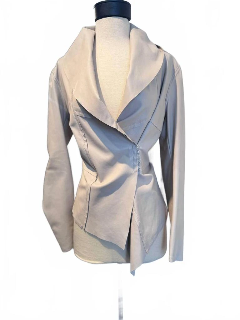 Gimo
s Women
s Shawl Wrap Jacket In Bone