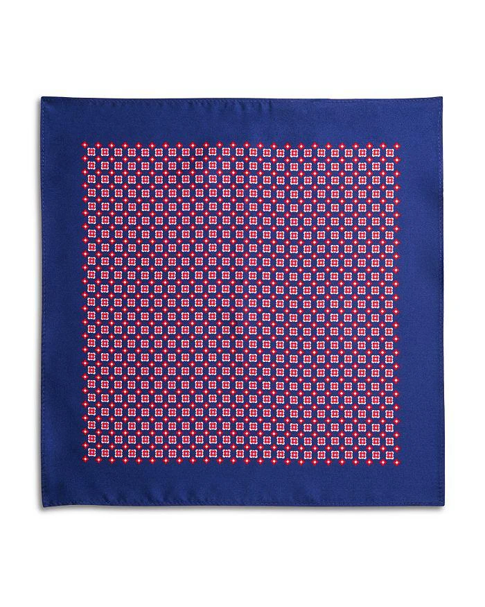 The Men's Store at Bloomingdale's Floral Medallion Silk Pocket Square - Exclusive 1