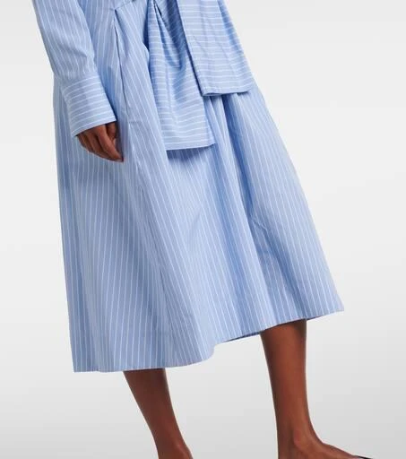 Jil Sander Pinstripe cotton shirt dress 6