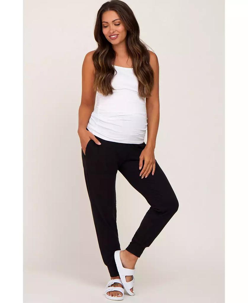 Pinkblush Maternity Black Soft Joggers