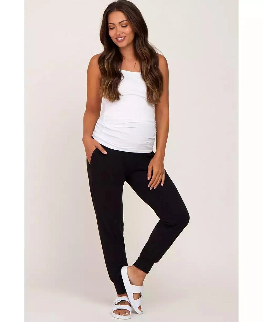 Pinkblush Maternity Black Soft Joggers 1