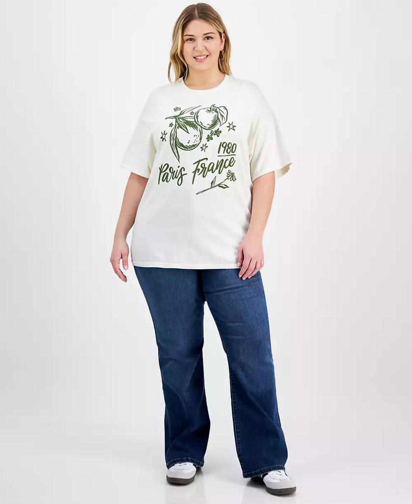 Rebellious One Trendy Plus Size Cotton Paris France 1980 T-Shirt