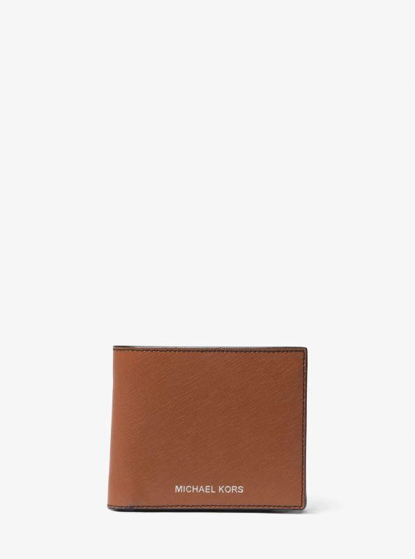 Michael Kors Harrison Saffiano Leather Billfold Wallet 1