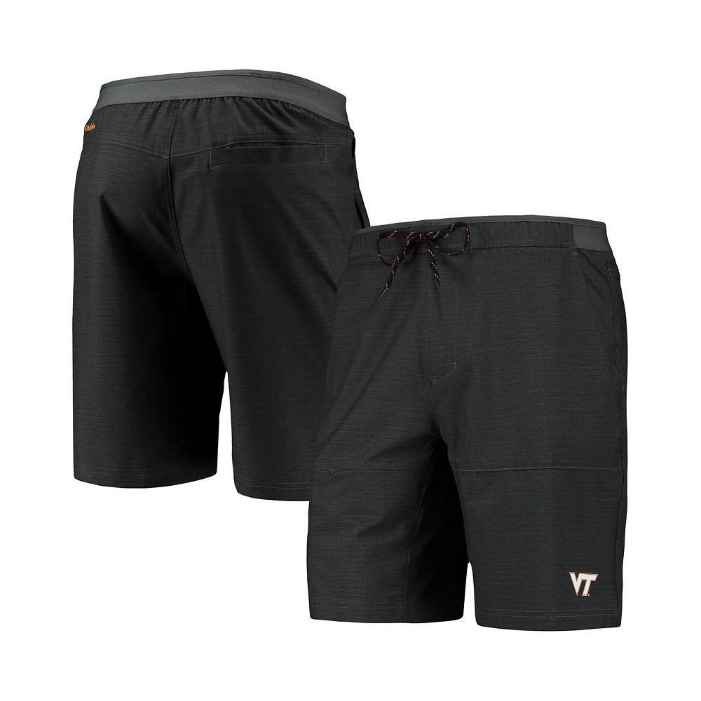 Columbia Men's Heathered Gray Virginia Tech Hokies Twisted Creek Omni-Shield Shorts 1