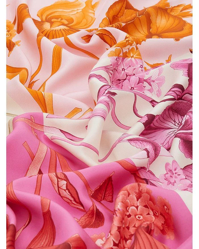Salvatore Ferragamo Hydrangea Silk Scarf 3