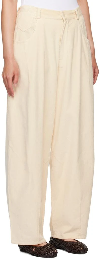 Cordera Off-White Baggy Trousers 2