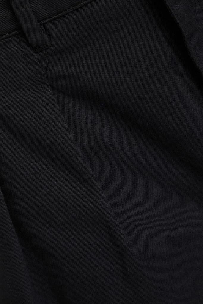 Mara Hoffman Milo pleated cotton-twill shorts 4