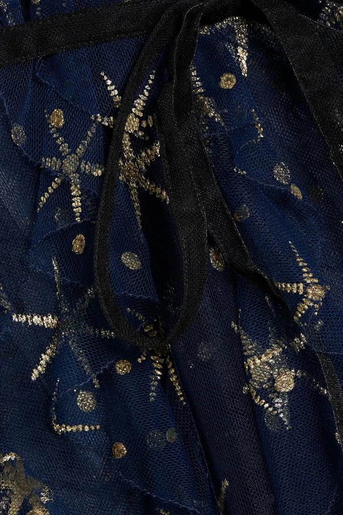 Shop Ruffled metallic embroidered tulle maxi dress on Sale at BeyondStyle –  Get 65% Off Ruffled metallic embroidered tulle maxi dress with Limited-Time  Flash Deals, Exclusive Discounts, and Special Offers. Enjoy Unbeatable