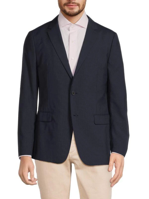 Theory Clinton Relaxed Fit Houndstooh Wool Blend Sportcoat 1