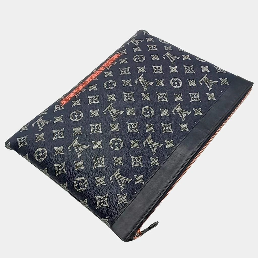 Louis Vuitton Louis Vuitton Blue Monogram Canvas Upside Down Clutch Bag 2