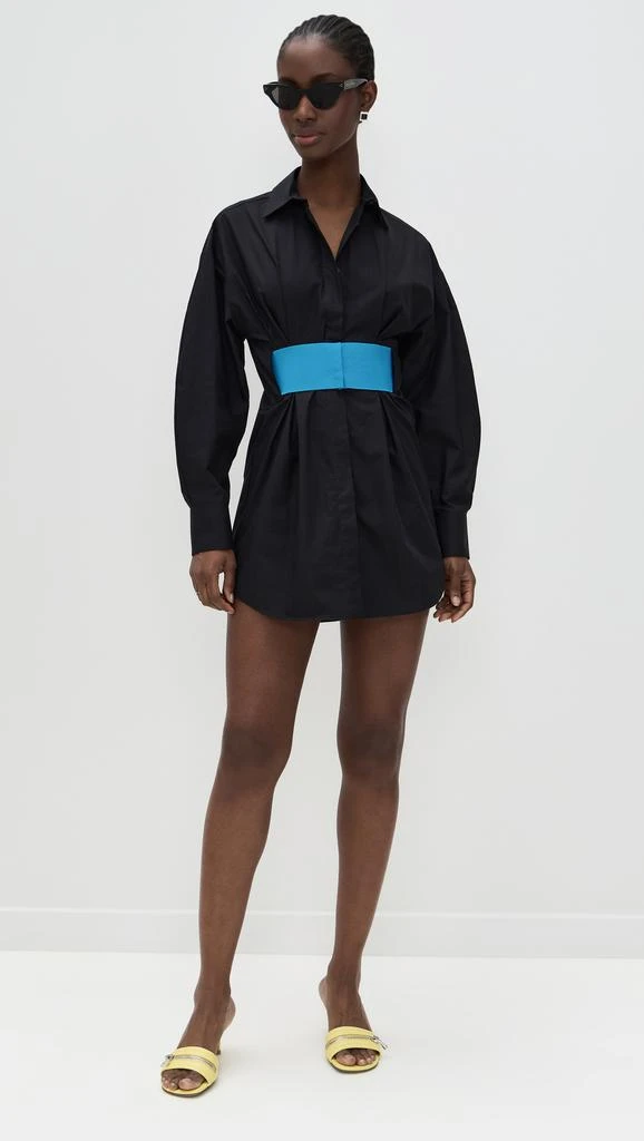 MSGM Collar Long Sleeve Mini Dress 4