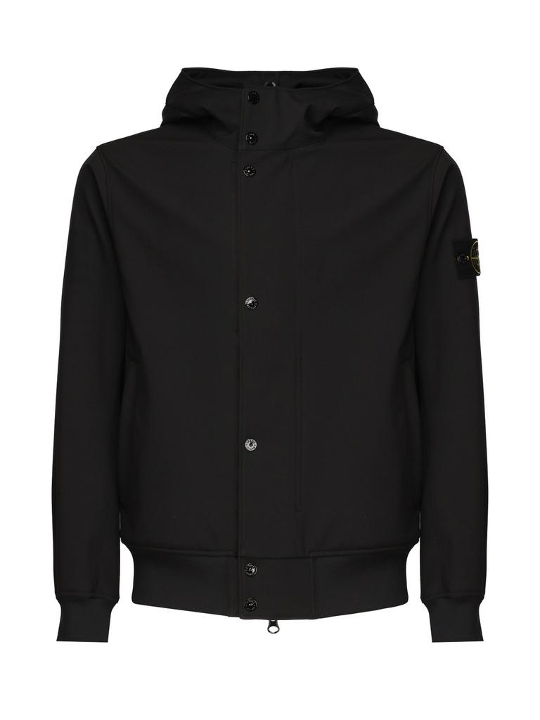 Stone Island Stone Island Logo Patch Hooded Jacket