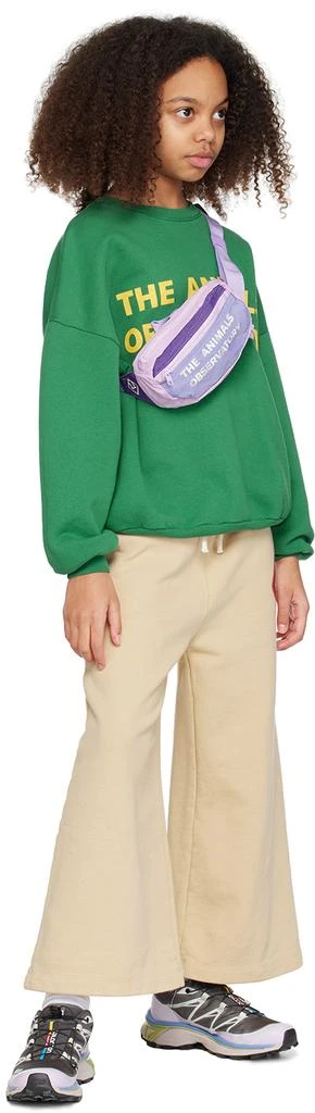 The Animals Observatory Kids Green Leo Sweatshirt 4