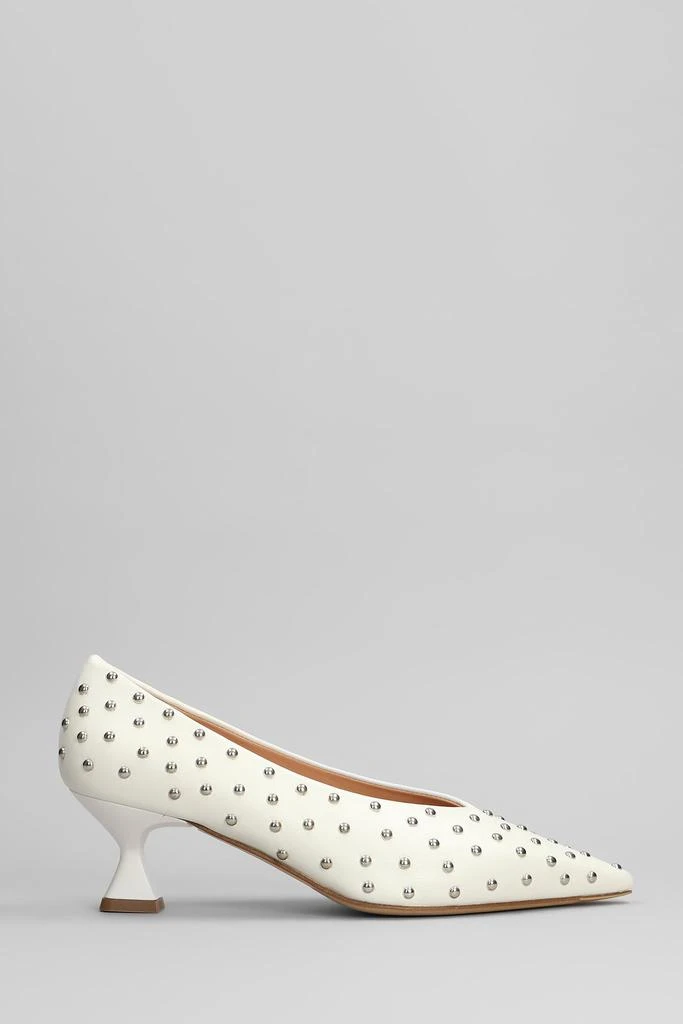 The Seller Pumps In White Leather 1