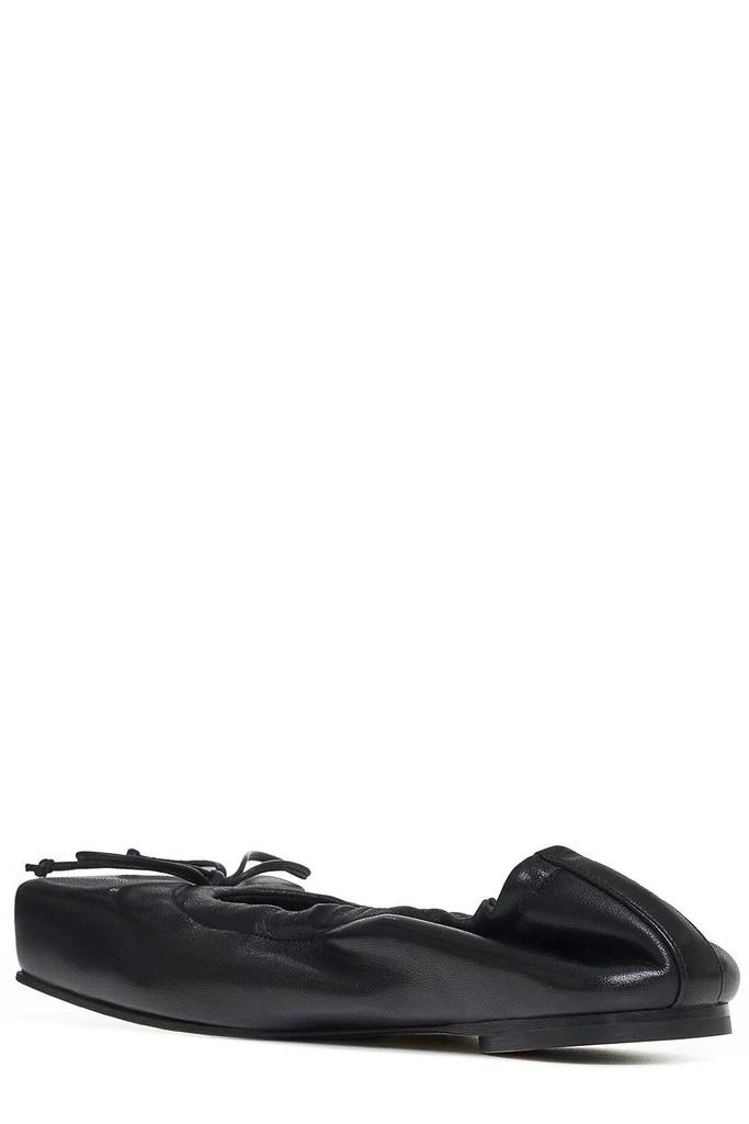 Jacquemus Jacquemus Bow Detailed Square-Toe Flats 2