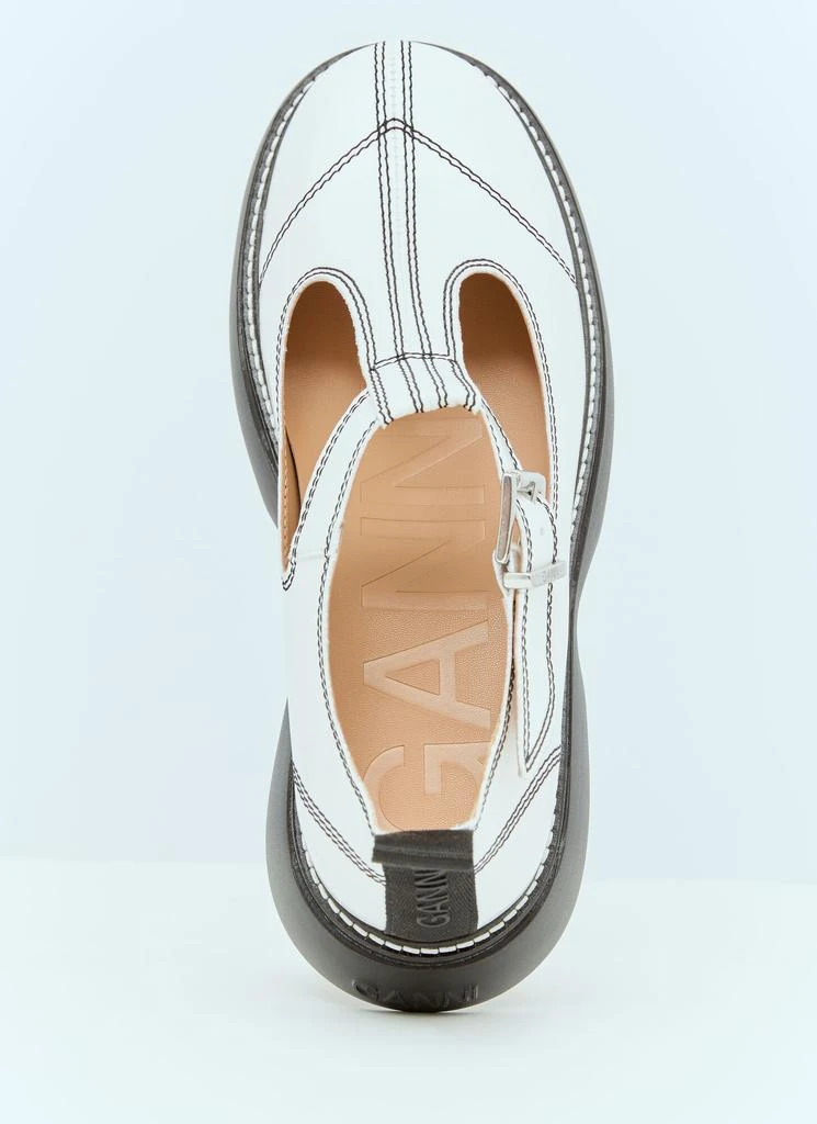 Ganni Everyday Buckle Mary Jane Shoes 7