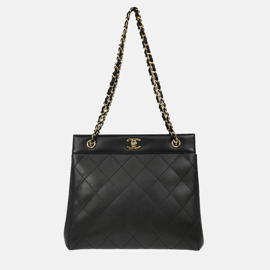 Chanel Chanel Black Calfskin Tote Bag 1