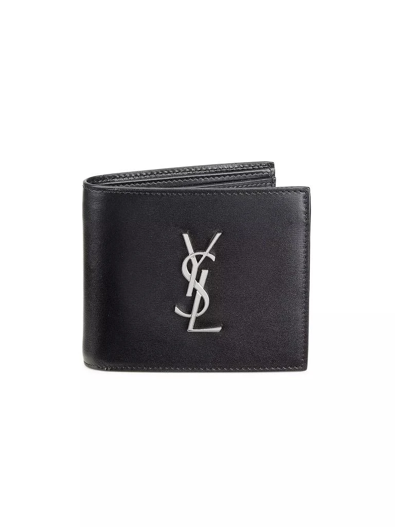Yves Saint Laurent Leather Credit Card Holder 1