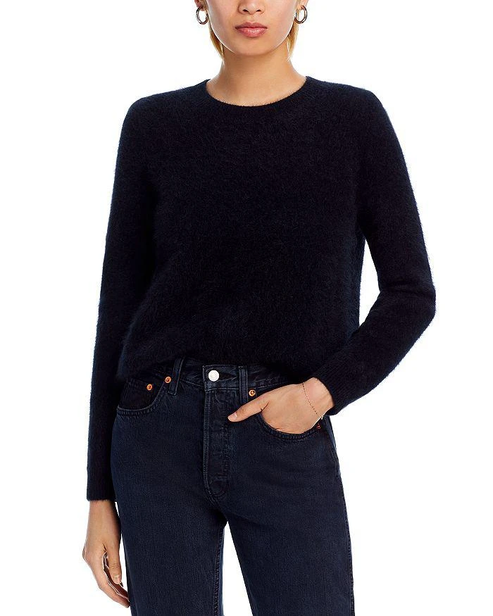 C by Bloomingdale's Cashmere C by Bloomingdale's Brushed Cashmere Sweater - Exclusive 1
