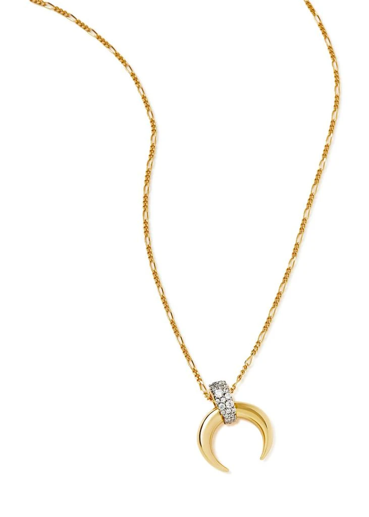 Missoma X Lucy Williams Horn 18kt gold-plated necklace 7