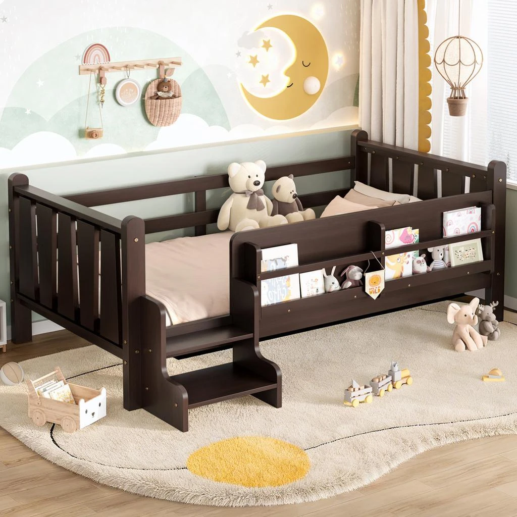 Streamdale Furniture Streamdale Modern Upholstered End of Bed Bench with Armrests & Bolsters, Wheat